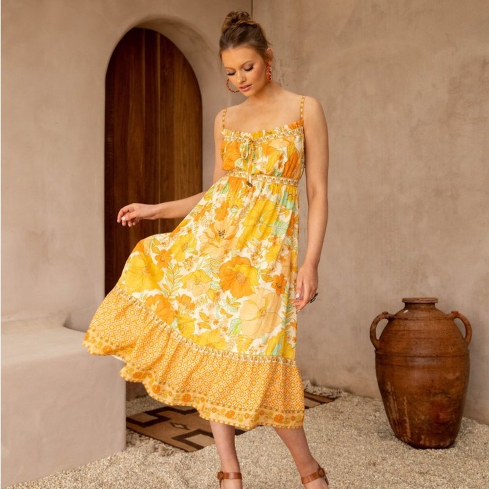 *Brand New with Tags* Nine Lives Bizarre - Midi Hazel Sun Child dress